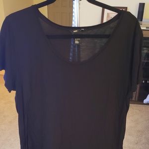 Women's black tee